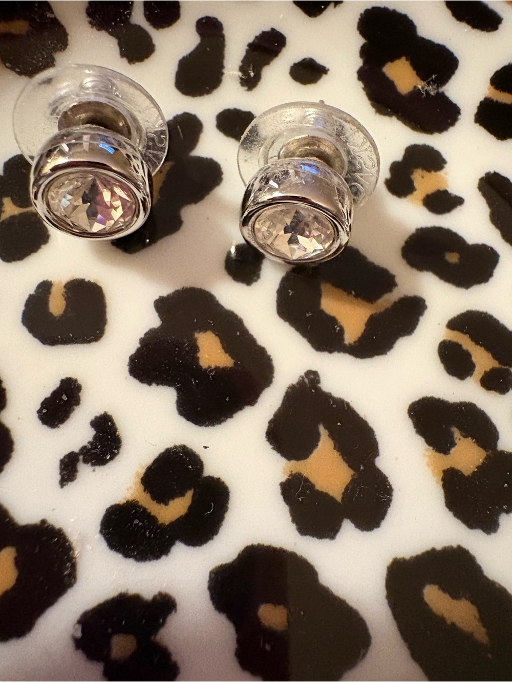 Clear Crystal Swarovski earrings